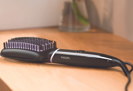 hair straightener brush